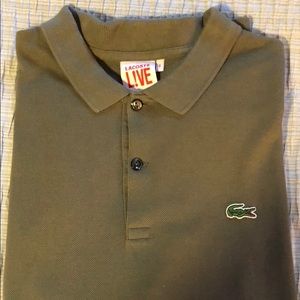 Lacoste L!VE Mens polo size 6 (XL)
